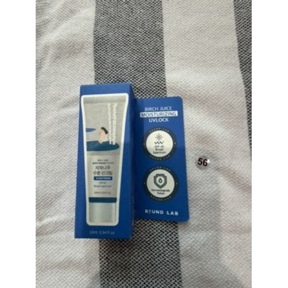 Round Lab Birch Juice Moisturizing Sunscreen SPF 45 Broad Spectrum 10ml